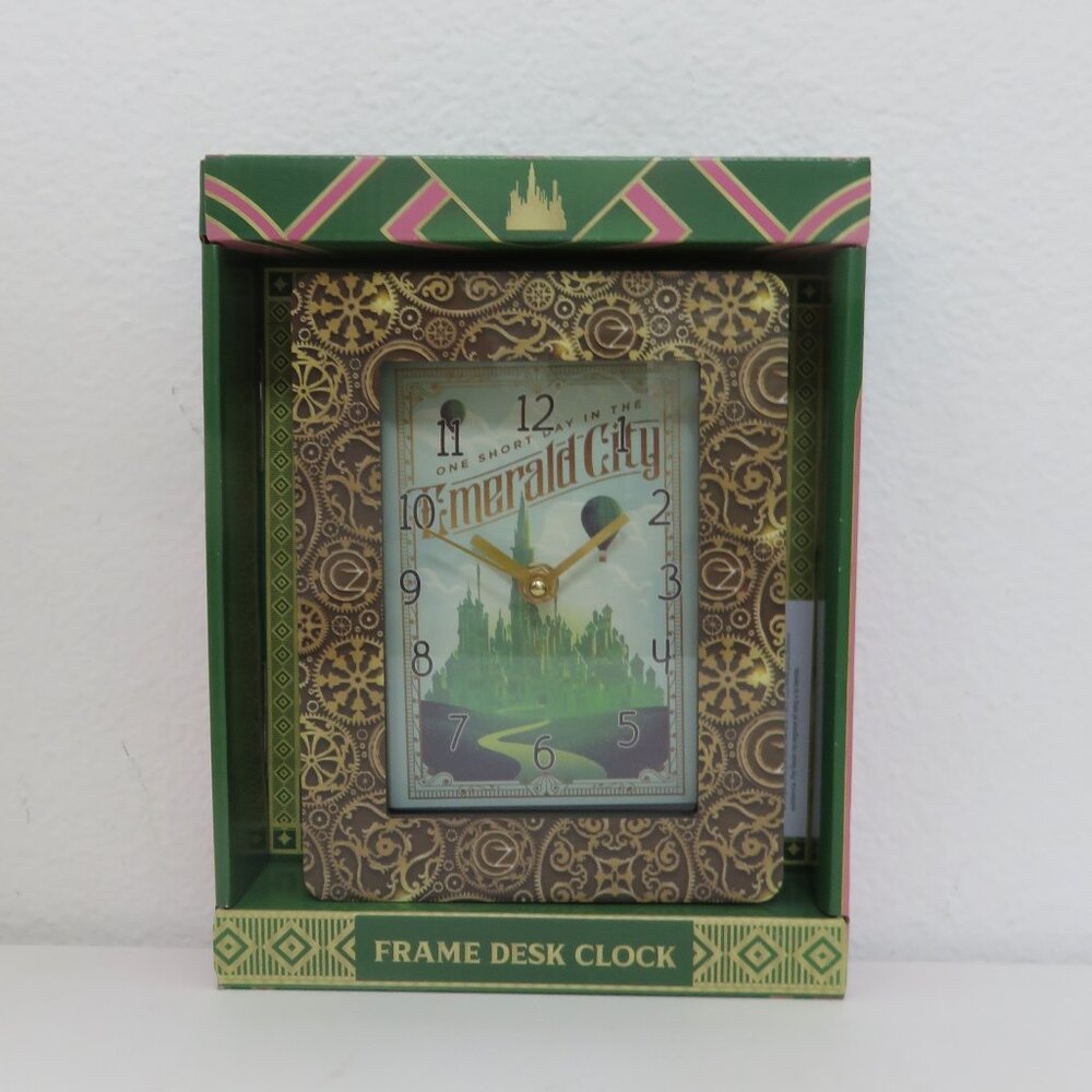 (#113) Wicked frame desk clock Analog Display